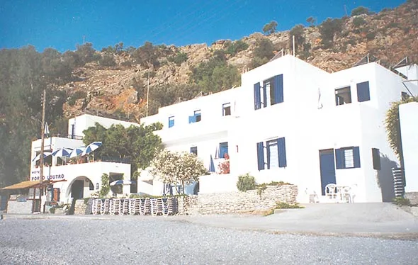 Hotel Porto Loutro on the Beach