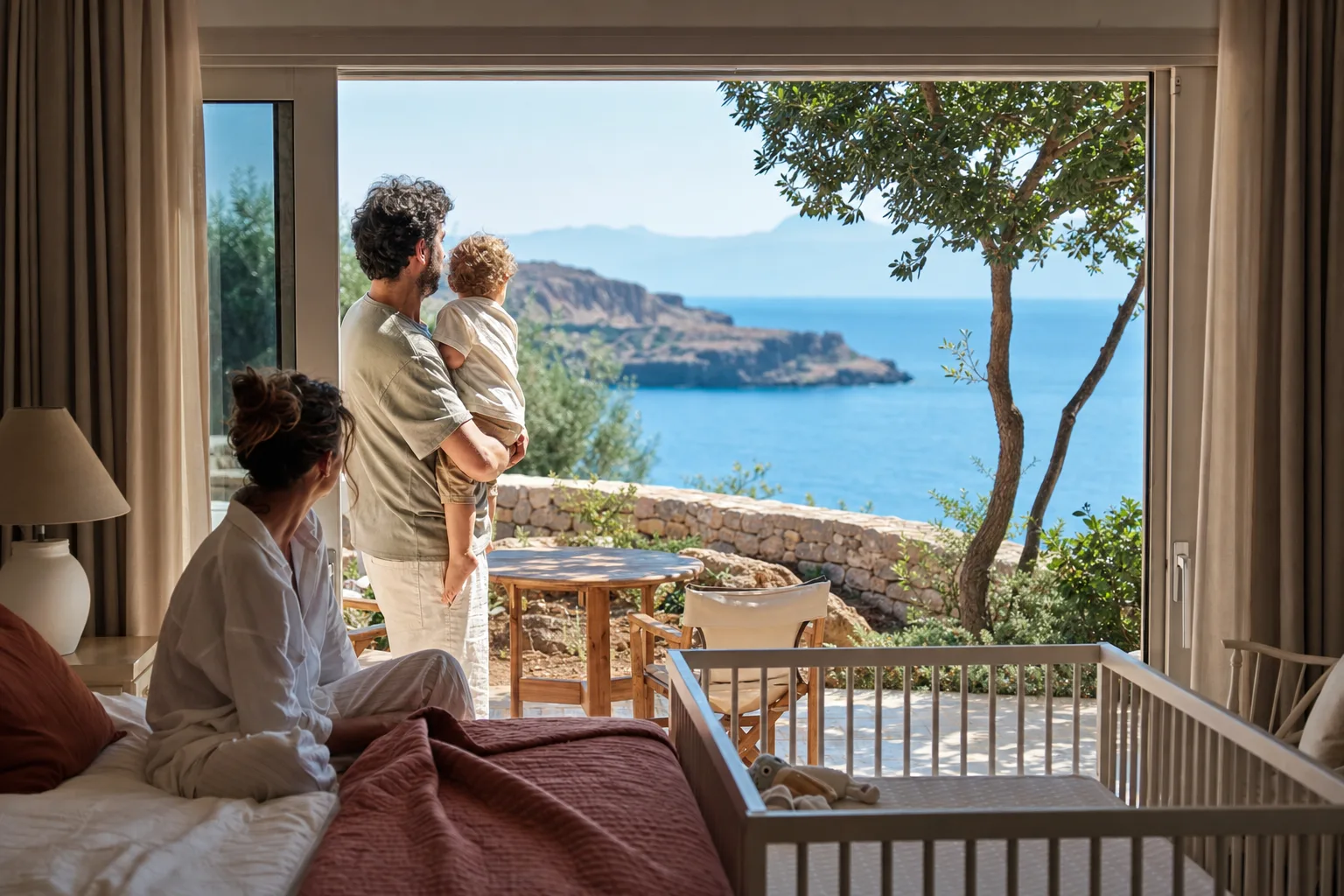 Family Hotels in Crete with Baby Cots