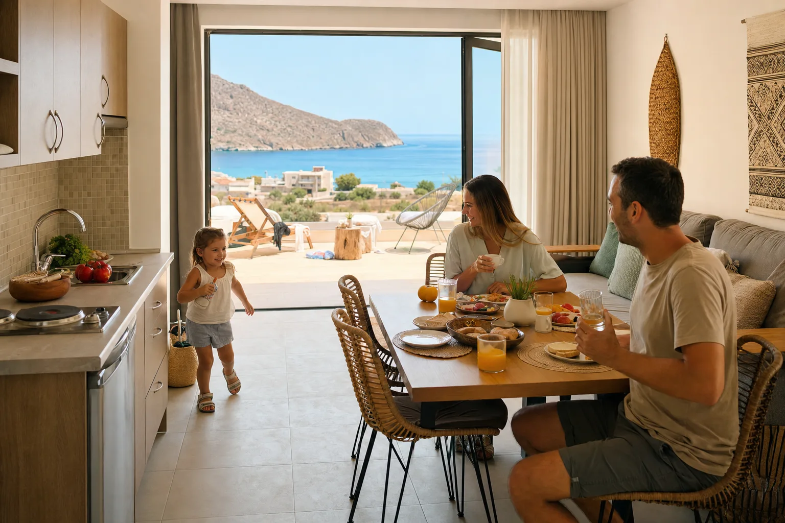 Family Hotels in Crete with Kitchenettes